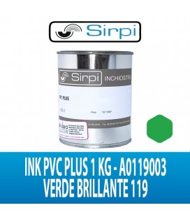 INK PVC PLUS VERDE BRILLANTE 119 SIRPI