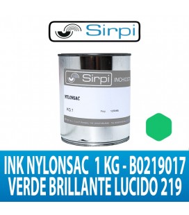 INK NYLONSAC VERDE BRILLANTE LUCIDO 219 SIRPI