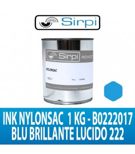 INK NYLONSAC BLU BRILLANTE LUCIDO 222 SIRPI