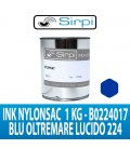 INK NYLONSAC BLU OLTREMARE LUCIDO 224 SIRPI