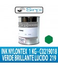 INK NYLONTEX VERDE BRILLANTE LUCIDO 219 SIRPI