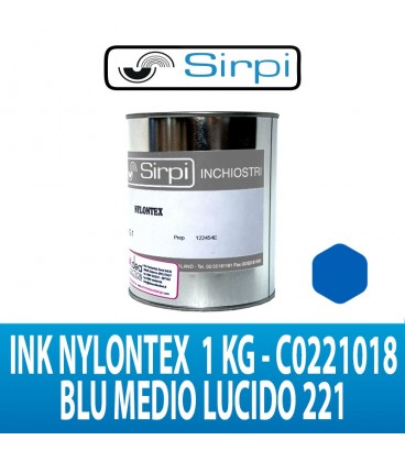 INK NYLONTEX BLU MEDIO LUCIDO 221 SIRPI