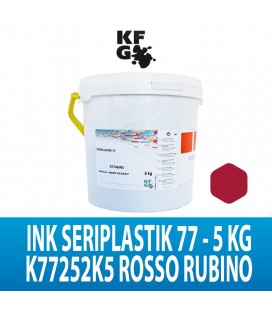 INK SERIPLASTIK 77 ROSSO RUBINO FLASH CURE KG 5 KFG