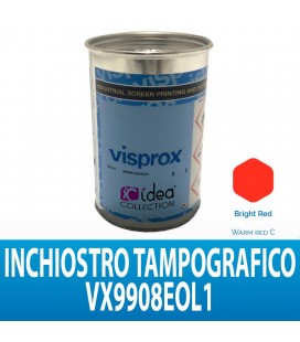 INK TCP9908 TAMPOGRAFICO ROSSO FUOCO EXTRA COPRENTE LUCIDO VISPROX