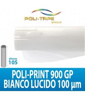 PVC ADES. PP900 MON. BIANCO LUCIDO 100MIC 50MTL POLITAPE H105