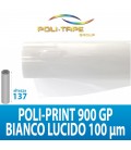 PVC ADES. PP900 MON. BIANCO LUCIDO 100MIC 50MTL POLITAPE H137