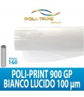 PVC ADES. PP900 MON. BIANCO LUCIDO 100MIC 50MTL POLITAPE H160